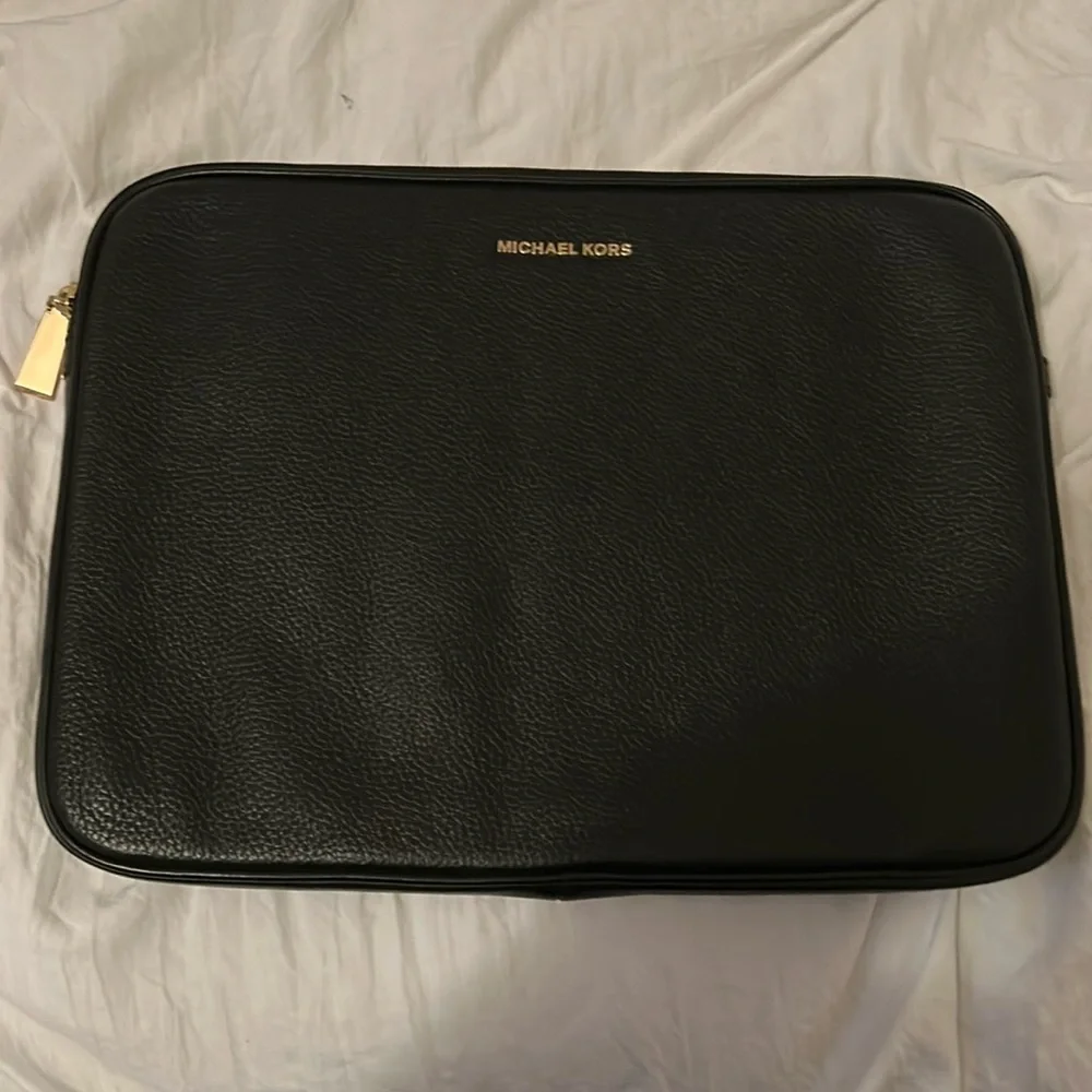 Black and Gold Michael Kors Laptop/iPad case